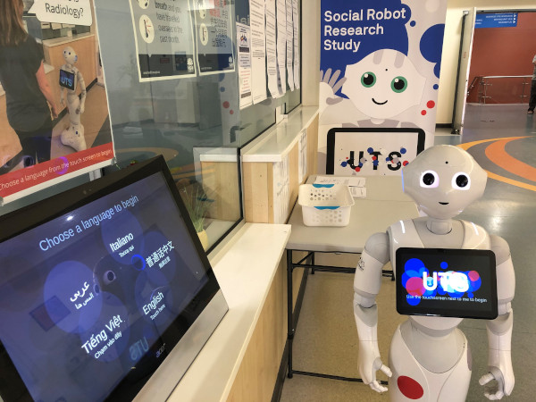 Pepper Robot at Fairfield Hospital